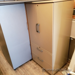 Knoll 2 Door, 2 Drawer File and Storage Cabinet, Locking
